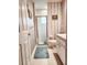 Clean bathroom with shower, toilet and vanity at 5805 Danterbury Ct, Lakeland, FL 33810