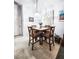 Small kitchen breakfast nook with a four-chair table at 5805 Danterbury Ct, Lakeland, FL 33810