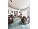 Bright living room with ample seating and a view to the dining area at 5805 Danterbury Ct, Lakeland, FL 33810