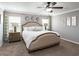 Large main bedroom with plush bed and neutral color scheme at 721 Bayside Blvd, Winter Haven, FL 33881