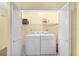 Convenient laundry room with washer and dryer included at 4241 Oak Loop # 36, Mulberry, FL 33860