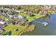 Lakefront home with a large backyard, dock and beautiful landscaping at 809 Fairlane Dr, Lakeland, FL 33809