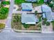 Aerial view showing home's location and neighborhood at 603 N Pine St, New Smyrna Beach, FL 32169