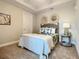 Bedroom with neutral decor and ample closet space at 1 Riverwalk Dr # 302, New Smyrna Beach, FL 32169
