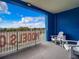 Private balcony with city views and patio furniture at 1 Riverwalk Dr # 302, New Smyrna Beach, FL 32169