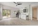 Den or extra room with a wet bar and backyard access at 6468 Engram Rd, New Smyrna Beach, FL 32169
