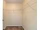 Roomy walk-in closet with wire shelving at 5300 S Atlantic Ave # 8502, New Smyrna Beach, FL 32169