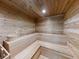 Relax in this spacious cedar wood sauna at 5300 S Atlantic Ave # 9201, New Smyrna Beach, FL 32169