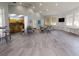 Bright clubhouse with kitchen and ample seating at 5300 S Atlantic Ave # 9201, New Smyrna Beach, FL 32169