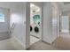 Convenient laundry closet with washer and dryer at 610 S Atlantic Ave, New Smyrna Beach, FL 32169
