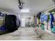 Garage with plenty of storage and room for bikes at 610 S Atlantic Ave, New Smyrna Beach, FL 32169