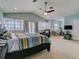 Spacious main bedroom with a king-size bed and ocean views at 610 S Atlantic Ave, New Smyrna Beach, FL 32169