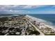 Coastal aerial view, showing the property's proximity to the ocean at 830 Maralyn Ave, New Smyrna Beach, FL 32169