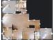 3D floor plan showing layout of rooms and dimensions at 804 Soft Pine Ct, New Smyrna Beach, FL 32168