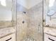 Large walk-in shower with mosaic tile at 804 Soft Pine Ct, New Smyrna Beach, FL 32168