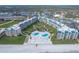 Aerial view showcasing the community's location and amenities at 4501 S Atlantic Ave # 1210, New Smyrna Beach, FL 32169