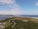Aerial view of coastline and inlet at 2700 N Peninsula Ave # 536, New Smyrna Beach, FL 32169