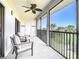 Screened balcony offering scenic outdoor views at 2700 N Peninsula Ave # 536, New Smyrna Beach, FL 32169