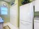 White kitchen with refrigerator and pantry at 2700 N Peninsula Ave # 536, New Smyrna Beach, FL 32169