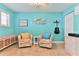 Relaxing sitting area with two armchairs and ocean view at 3001 S Atlantic Ave # 502, New Smyrna Beach, FL 32169