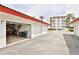 Garage with storage and room for motorcycle at 3001 S Atlantic Ave # 502, New Smyrna Beach, FL 32169