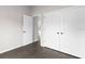 Bedroom with double door closet and hardwood floors at 362 Oliver Dr, New Smyrna Beach, FL 32168