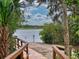 Private boat ramp leading to calm waterway at 6180 Olympic Ct, Port Orange, FL 32127