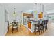 Spacious kitchen with stainless steel appliances and wood cabinets at 756 Bay Dr, New Smyrna Beach, FL 32168
