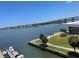 Stunning waterfront view with boats and bridge at 101 N Riverside Dr # 611, New Smyrna Beach, FL 32168