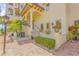 Ground level entrance with steps, landscaping and brick walkways at 5090 Riverside Dr # 105, Port Orange, FL 32127