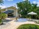 Inviting pool and patio area, perfect for outdoor entertaining at 1006 S Riverside Dr, Edgewater, FL 32132