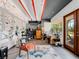 Spacious studio with unique wall art and ample workspace at 1006 S Riverside Dr, Edgewater, FL 32132