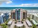 Oceanfront building, aerial view at 807 S Atlantic Ave # 302, New Smyrna Beach, FL 32169