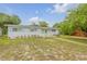 Charming ranch home with light-colored siding and teal accents at 801 E 24Th Ave, New Smyrna Beach, FL 32169