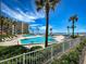 Relaxing pool area, steps from the beach at 2401 S Atlantic Ave # D304, New Smyrna Beach, FL 32169