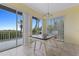 View of the ocean from the dining room balcony at 6368 S Atlantic Ave, New Smyrna Beach, FL 32169