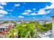 Aerial view showcasing a house with ocean and beach views at 6368 S Atlantic Ave, New Smyrna Beach, FL 32169