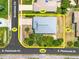 Aerial view of property showing lot dimensions and location at 51 Sun Dunes Cir, Ponce Inlet, FL 32127