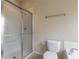 Bathroom with a shower stall, toilet, and bathtub at 117 Opal Hill Cir, Daytona Beach, FL 32124