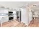 Modern kitchen with stainless steel appliances and white cabinets at 5321 Cordgrass Bend Ln, Port Orange, FL 32128