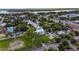 Wide aerial view showing home and neighborhood at 407 Douglas St, New Smyrna Beach, FL 32168