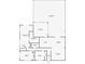 Home floor plan showcasing a spacious layout with multiple bedrooms, a kitchen, and a screened pool at 40 Oak Tree Dr, New Smyrna Beach, FL 32169
