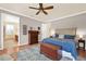 Bright bedroom with ensuite bathroom access at 3650 Pepper Ln, New Smyrna Beach, FL 32168