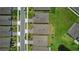 Aerial view of houses and landscape at 1726 Red Rock Rd, New Smyrna Beach, FL 32168