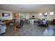 Open concept kitchen with island and stainless steel appliances at 1726 Red Rock Rd, New Smyrna Beach, FL 32168
