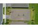 Overhead view of home and community at 1726 Red Rock Rd, New Smyrna Beach, FL 32168