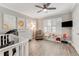 Bedroom with crib, changing table and toys at 4650 Links Village Dr # D-501, Ponce Inlet, FL 32127