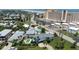 Elevated view of a house with a pool near the beach at 320 Due East St, New Smyrna Beach, FL 32169