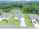 Aerial view showcasing the house's location and neighborhood at 350 Sunset Point Dr, Ormond Beach, FL 32174