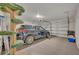 Attached garage with ample space for one car and extra storage at 350 Sunset Point Dr, Ormond Beach, FL 32174